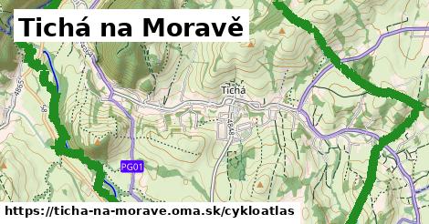 ikona Cyklo cykloatlas v ticha-na-morave