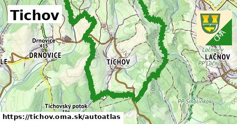 ikona Mapa autoatlas v tichov