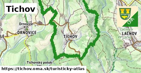 ikona Turistická mapa turisticky-atlas v tichov