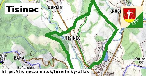 ikona Turistická mapa turisticky-atlas v tisinec