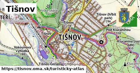 ikona Turistická mapa turisticky-atlas v tisnov
