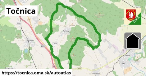 ikona Mapa autoatlas v tocnica