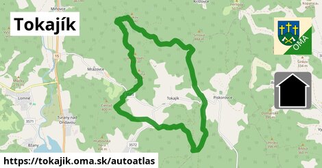 ikona Mapa autoatlas v tokajik