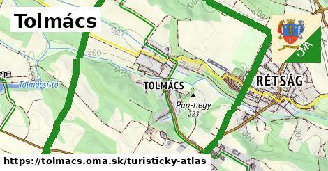 ikona Turistická mapa turisticky-atlas v tolmacs