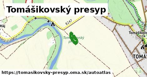 ulice v Tomášikovský presyp