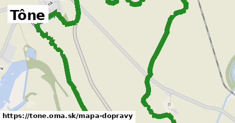 ikona Tône: 0 m trás mapa-dopravy v tone