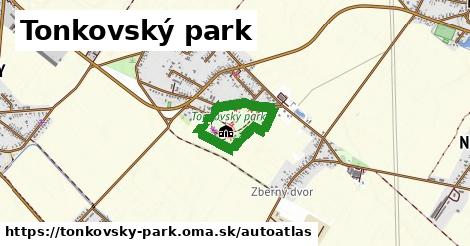 ulice v Tonkovský park