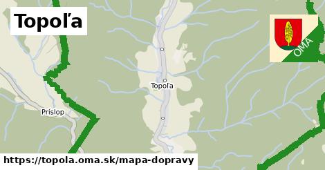ikona Mapa dopravy mapa-dopravy v topola