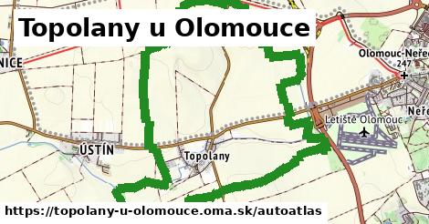 ikona Mapa autoatlas v topolany-u-olomouce