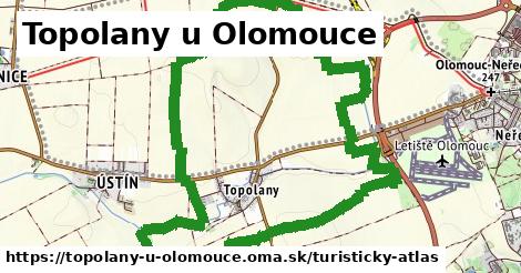 ikona Topolany u Olomouce: 0 m trás turisticky-atlas v topolany-u-olomouce