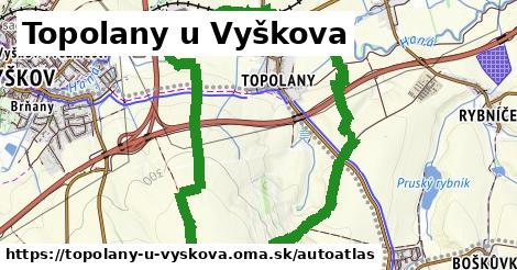 ikona Mapa autoatlas v topolany-u-vyskova