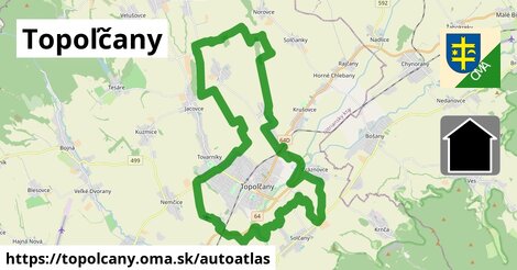 ikona Mapa autoatlas v topolcany