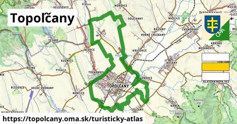 ikona Turistická mapa turisticky-atlas v topolcany