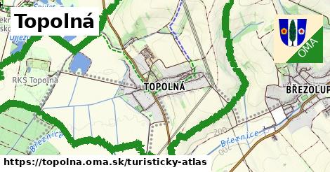 ikona Turistická mapa turisticky-atlas v topolna