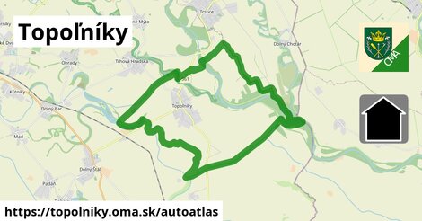 ikona Mapa autoatlas v topolniky