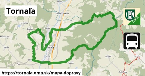 ikona Mapa dopravy mapa-dopravy v tornala
