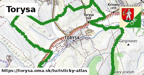 ikona Turistická mapa turisticky-atlas v torysa