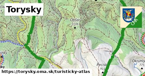 ikona Turistická mapa turisticky-atlas v torysky