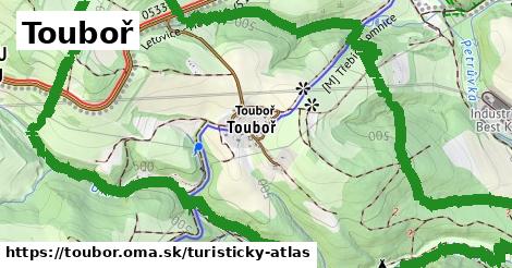 ikona Turistická mapa turisticky-atlas v toubor