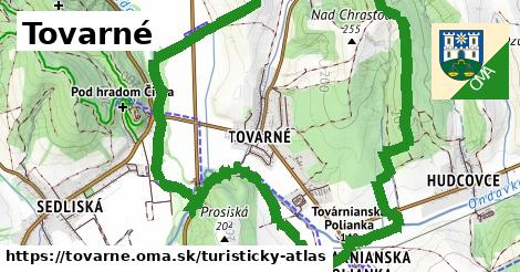 ikona Turistická mapa turisticky-atlas v tovarne