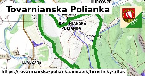 ikona Turistická mapa turisticky-atlas v tovarnianska-polianka