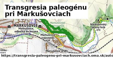 ulice v Transgresia paleogénu pri Markušovciach