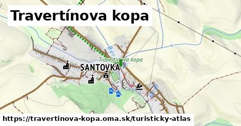 ikona Turistická mapa turisticky-atlas v travertinova-kopa