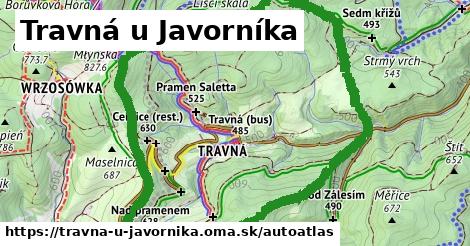 ikona Mapa autoatlas v travna-u-javornika