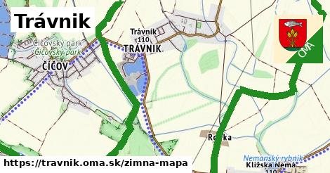 ikona Zimná mapa zimna-mapa v travnik