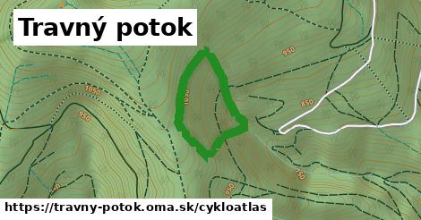 ikona Travný potok: 0 m trás cykloatlas v travny-potok