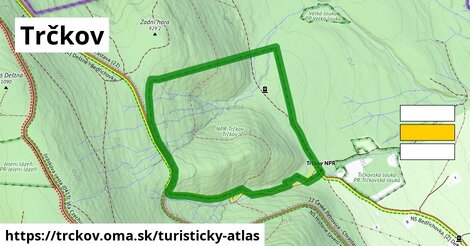 ikona Turistická mapa turisticky-atlas v trckov