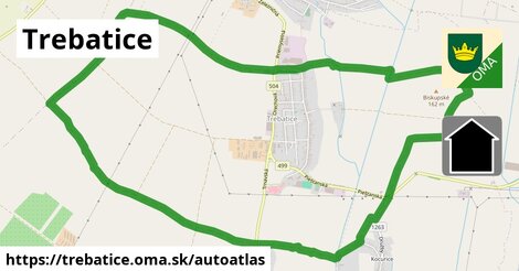 ikona Mapa autoatlas v trebatice