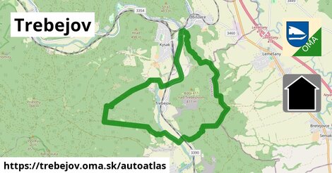 ikona Mapa autoatlas v trebejov