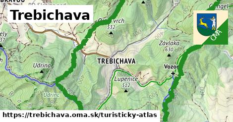 ikona Turistická mapa turisticky-atlas v trebichava