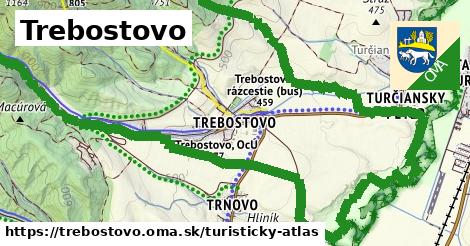 ikona Turistická mapa turisticky-atlas v trebostovo