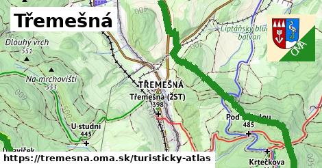 ikona Turistická mapa turisticky-atlas v tremesna