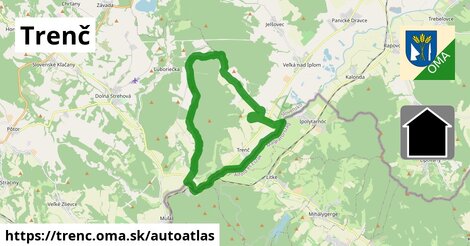 ikona Mapa autoatlas v trenc