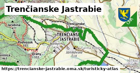 ikona Turistická mapa turisticky-atlas v trencianske-jastrabie