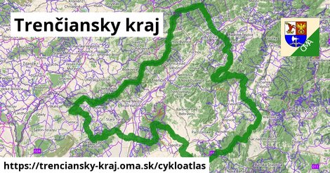 ikona Cyklo cykloatlas v trenciansky-kraj