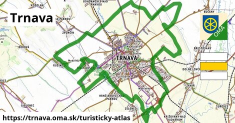 ikona Turistická mapa turisticky-atlas v trnava