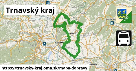 ikona Trnavský kraj: 3 589 km trás mapa-dopravy v trnavsky-kraj