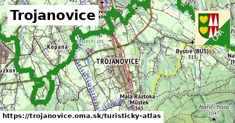 ikona Turistická mapa turisticky-atlas v trojanovice