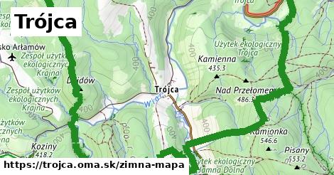 ikona Zimná mapa zimna-mapa v trojca