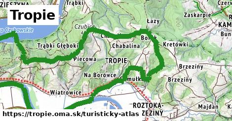 ikona Tropie: 0 m trás turisticky-atlas v tropie