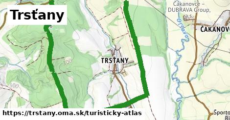 ikona Turistická mapa turisticky-atlas v trstany