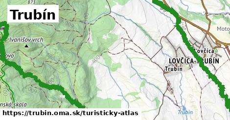 ikona Trubín: 0 m trás turisticky-atlas v trubin