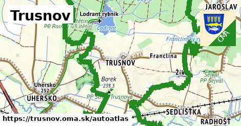 ikona Mapa autoatlas v trusnov