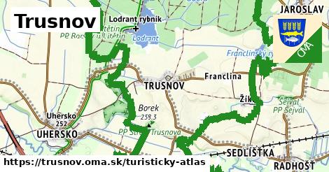 ikona Turistická mapa turisticky-atlas v trusnov