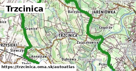 ikona Mapa autoatlas v trzcinica