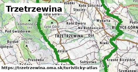 ikona Turistická mapa turisticky-atlas v trzetrzewina